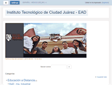 Tablet Screenshot of ead.itcj.edu.mx